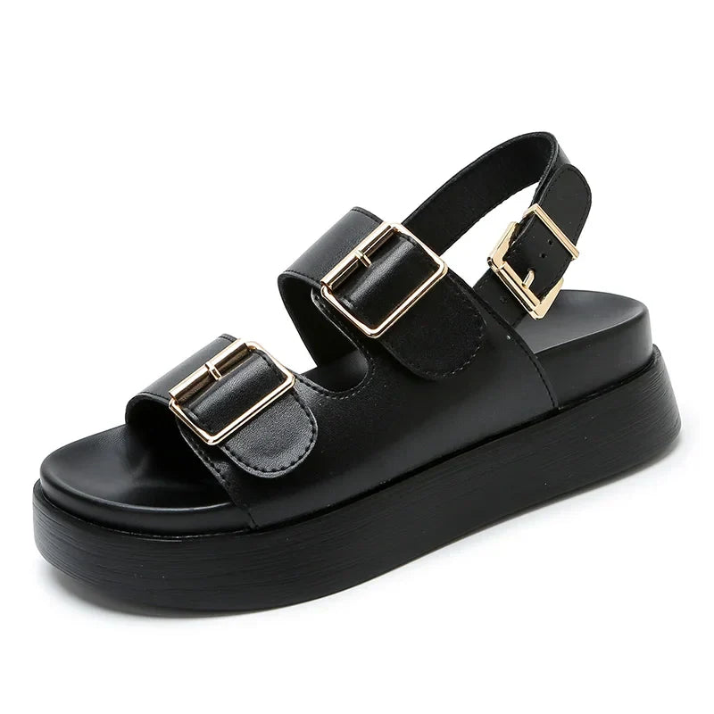 Dames Sandalen Zomergloed Comfortabel Leer