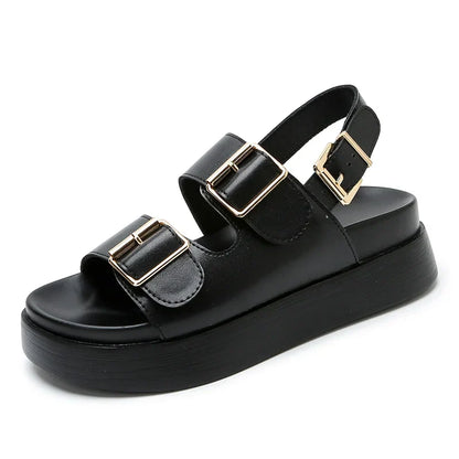 Dames Sandalen Zomergloed Comfortabel Leer