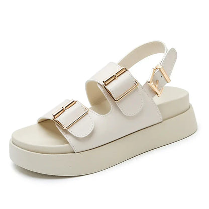 Dames Sandalen Zomergloed Comfortabel Leer - StudioMarella