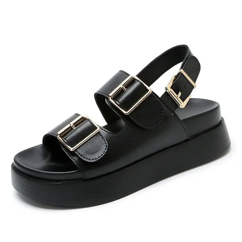 Dames Sandalen Zomergloed Comfortabel Leer