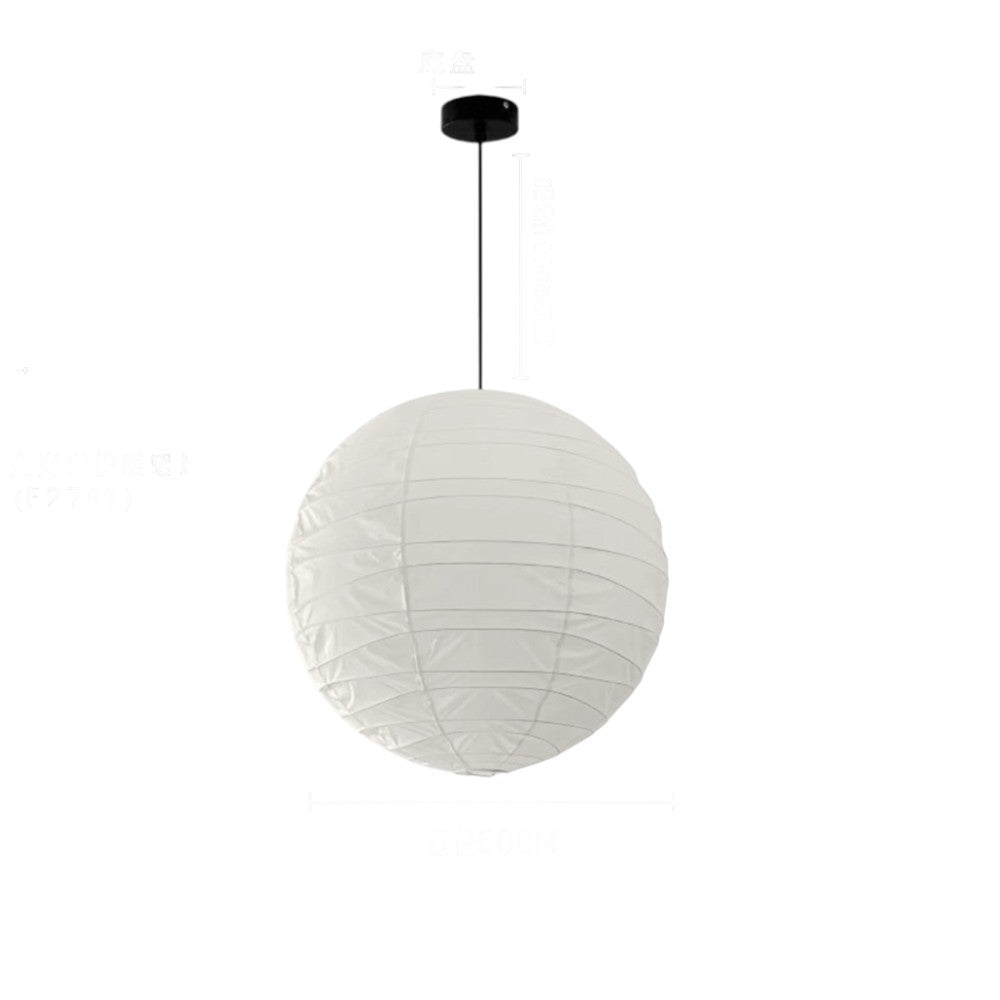 Akari hanglamp rijstpapier Ø30 Ø45 Ø55 wit woonkamer slaapkamer Japans design sfeerverlichting
