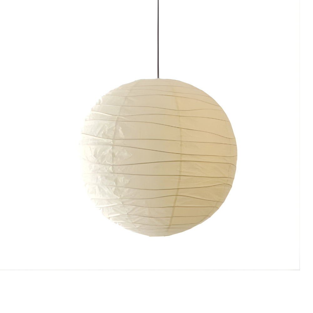 Akari hanglamp rijstpapier Ø30 Ø45 Ø55 wit woonkamer slaapkamer Japans design sfeerverlichting