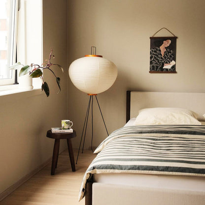 Akari Vloerlamp Mulberypapier Metaal Japanse Stijl Woonkamer