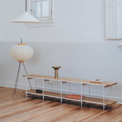 Akari Vloerlamp Mulberypapier Metaal Japanse Stijl Woonkamer