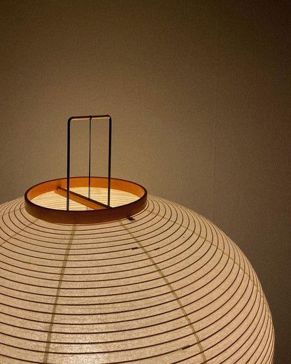 Akari Vloerlamp Mulberypapier Metaal Japanse Stijl Woonkamer