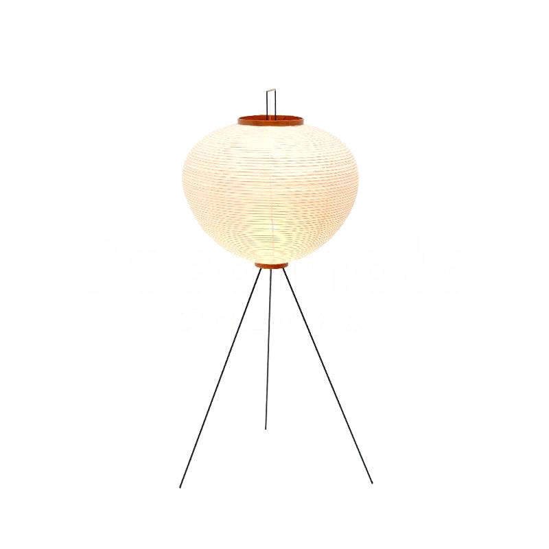 Akari Vloerlamp Mulberypapier Metaal Japanse Stijl Woonkamer