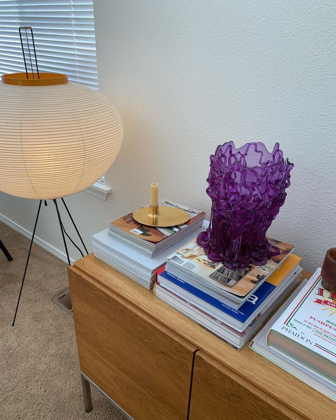 Akari Vloerlamp Mulberypapier Metaal Japanse Stijl Woonkamer