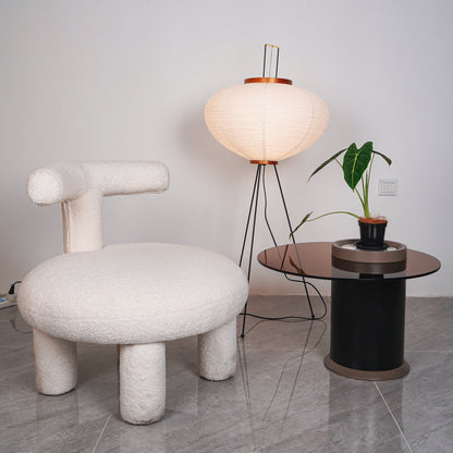 Akari Vloerlamp Mulberypapier Metaal Japanse Stijl Woonkamer