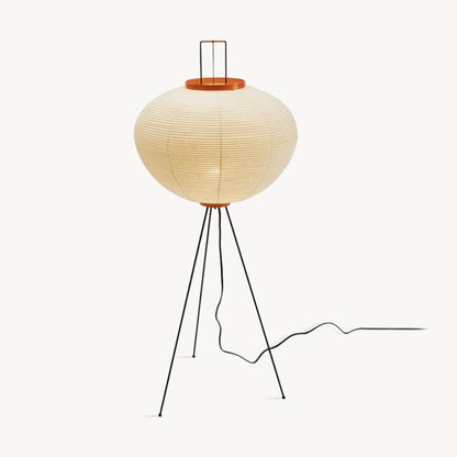 Akari Vloerlamp Mulberypapier Metaal Japanse Stijl Woonkamer