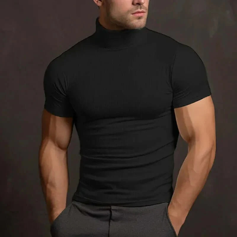 Heren T-shirt Effen Kleur Comfortabel Casual Model - StudioMarella