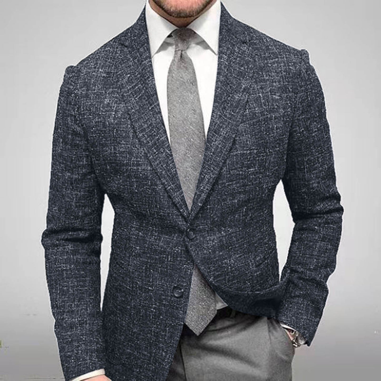 Blazer Slim Fit Ademend voor Mannen