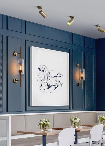 Moderne Glazen Wandlamp – Stijlvolle Verlichting met Klassieke Uitstraling