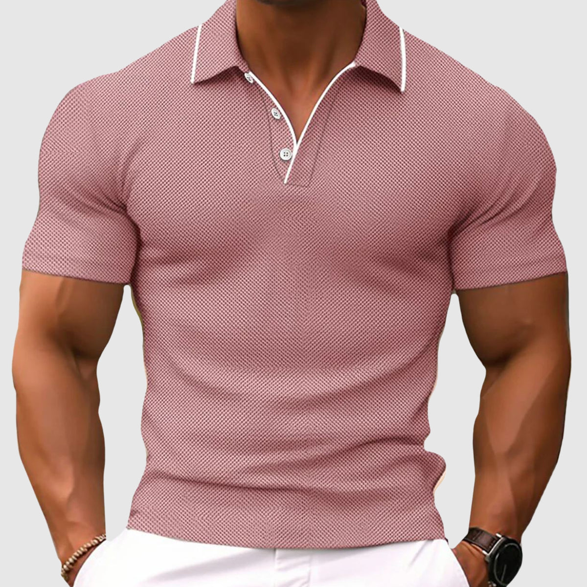 Polo Shirt Mannen Klassieke Stijl
