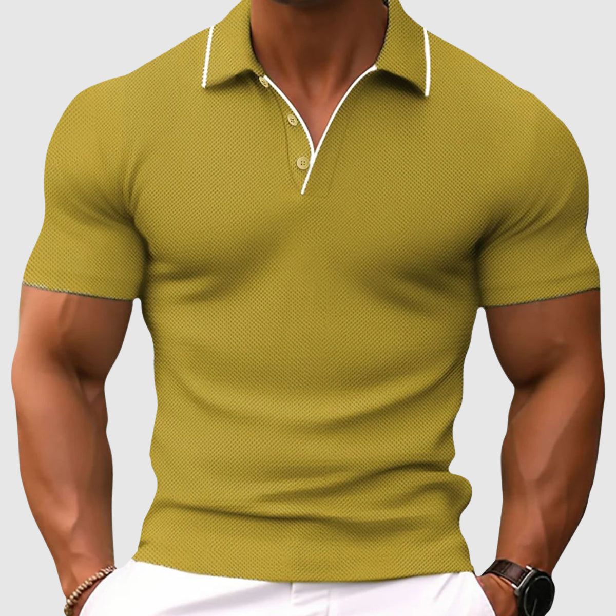 Polo Shirt Mannen Klassiek Comfortabel
