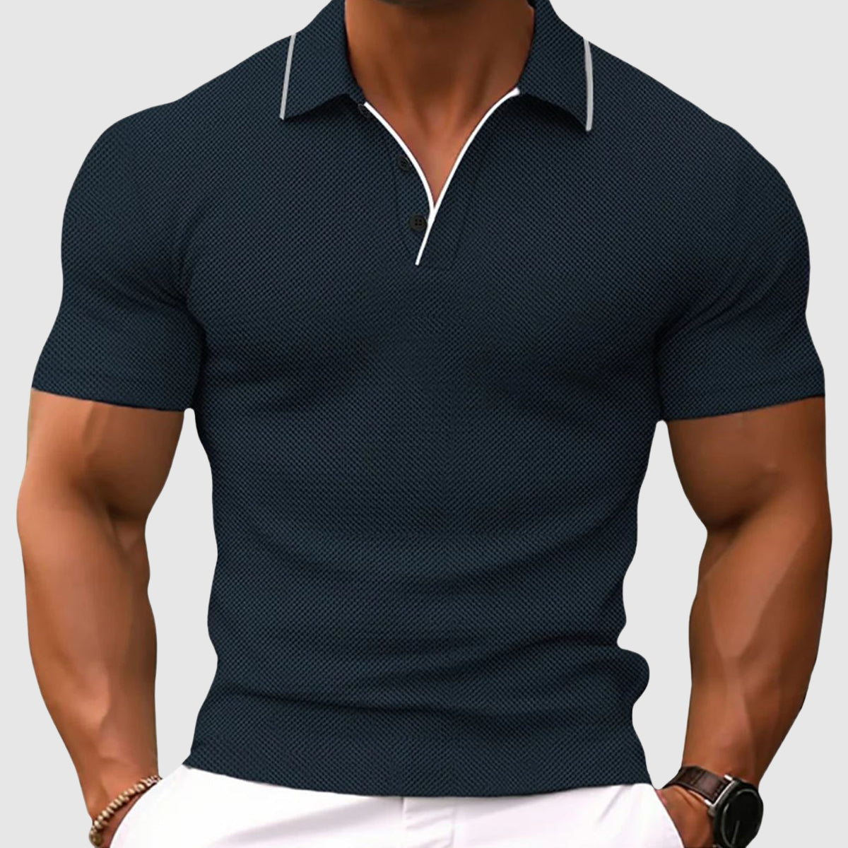 Polo Shirt Mannen Klassiek Comfortabel