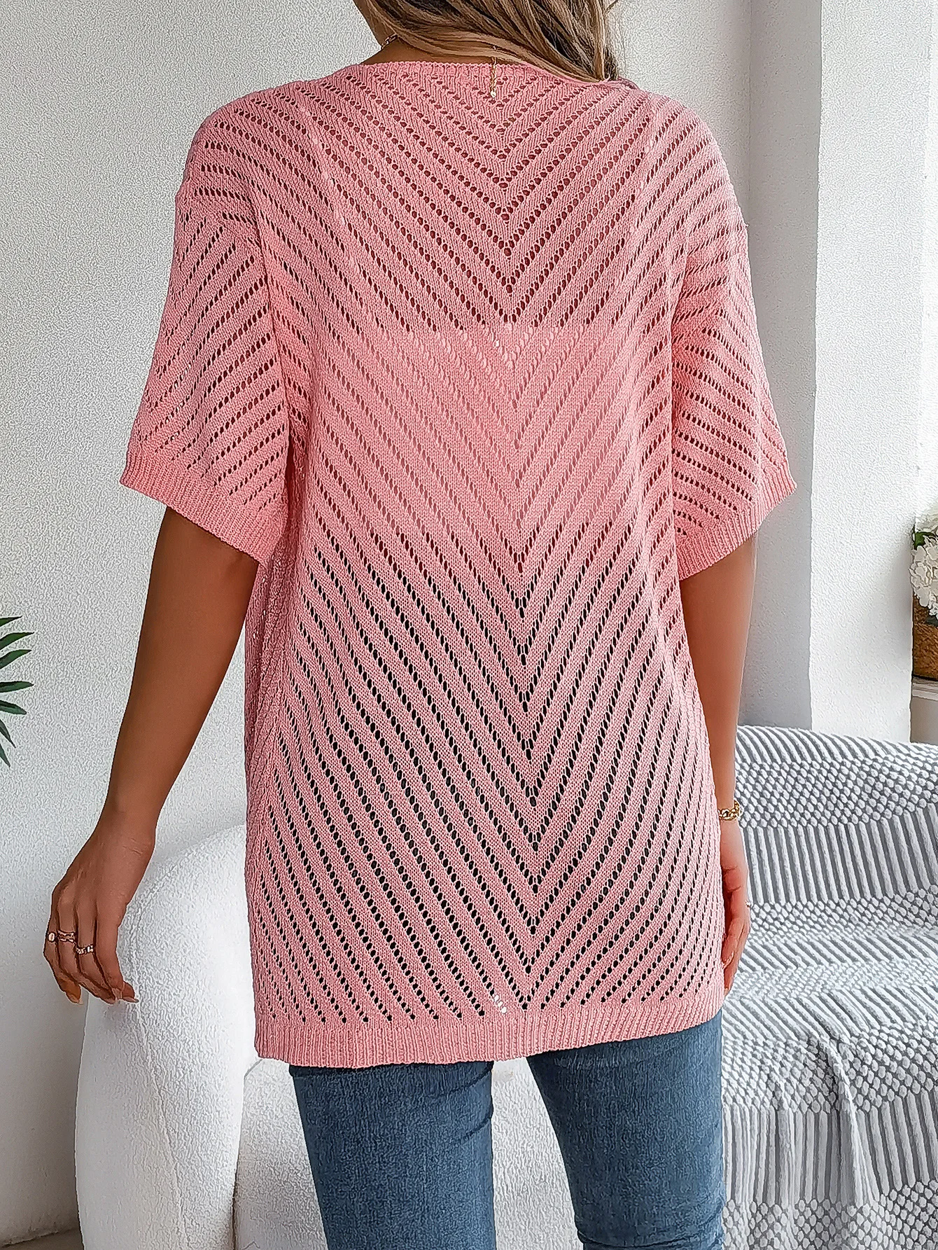Alina | Luchtig Gebreid Dames Vest 1