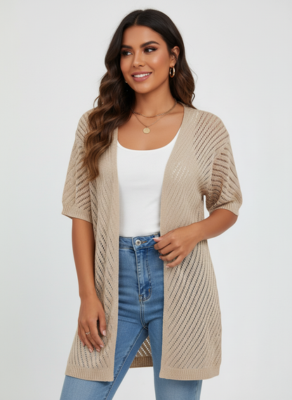 Alina | Luchtig Gebreid Dames Vest 10