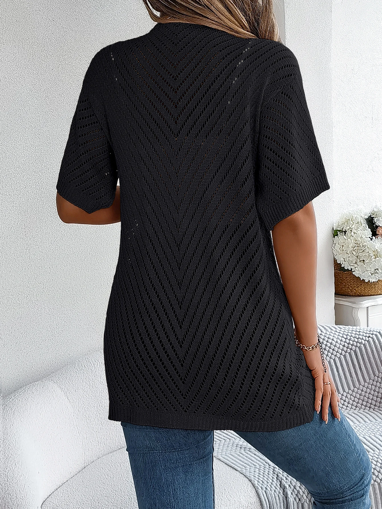Alina | Luchtig Gebreid Dames Vest 4