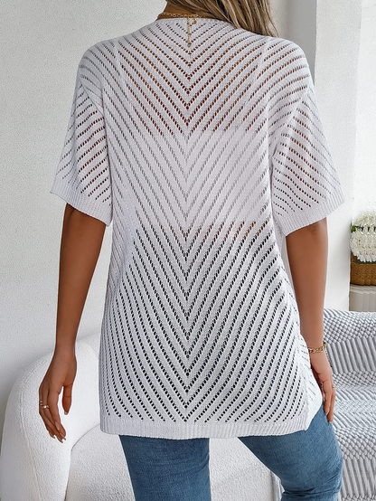 Alina | Luchtig Gebreid Dames Vest 8