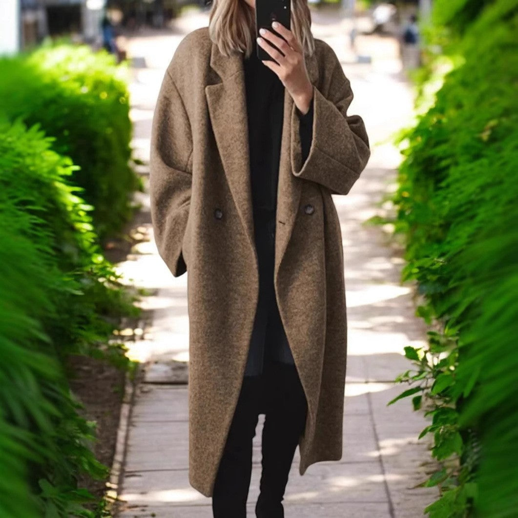 Dames Winterjas Ruim en Elegant Warm - StudioMarella