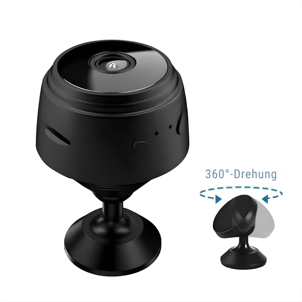 Draadloze Achteruitrijcamera Full HD 720P voor Camper Vrachtwagen Aanhanger – Magnetische Montage 360° Roteerbaar