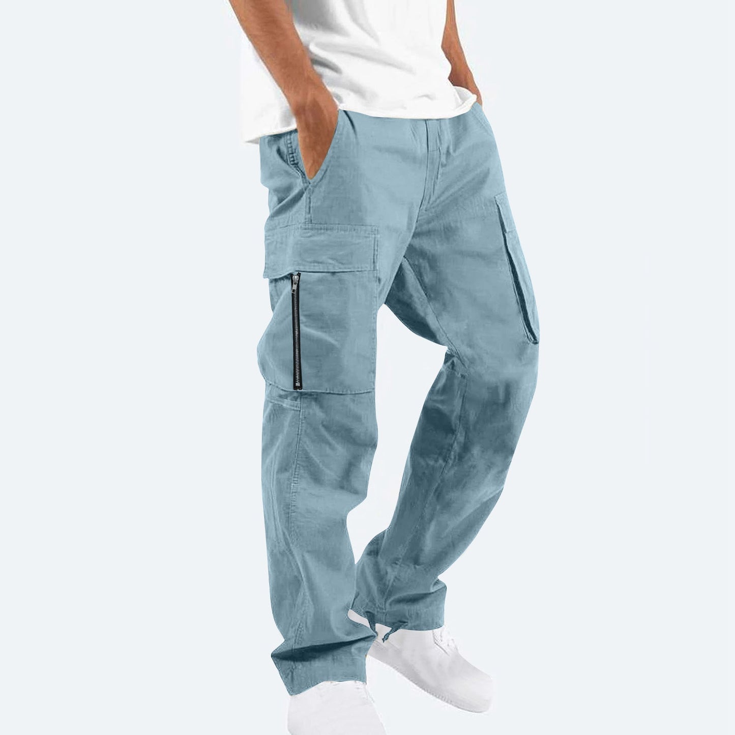 Herenselectie Mannen Cargo Broek Comfortabel en Veelzijdig