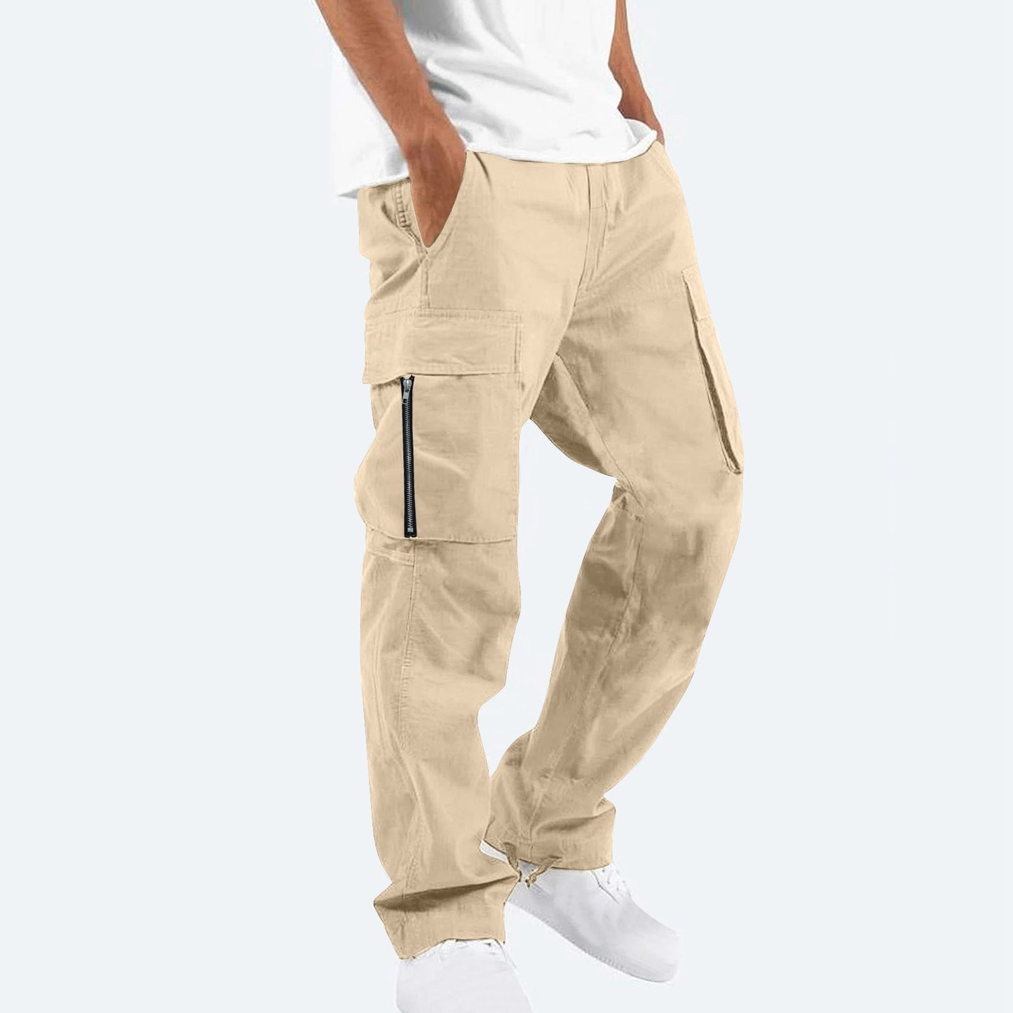Herenselectie Mannen Cargo Broek Comfortabel en Veelzijdig