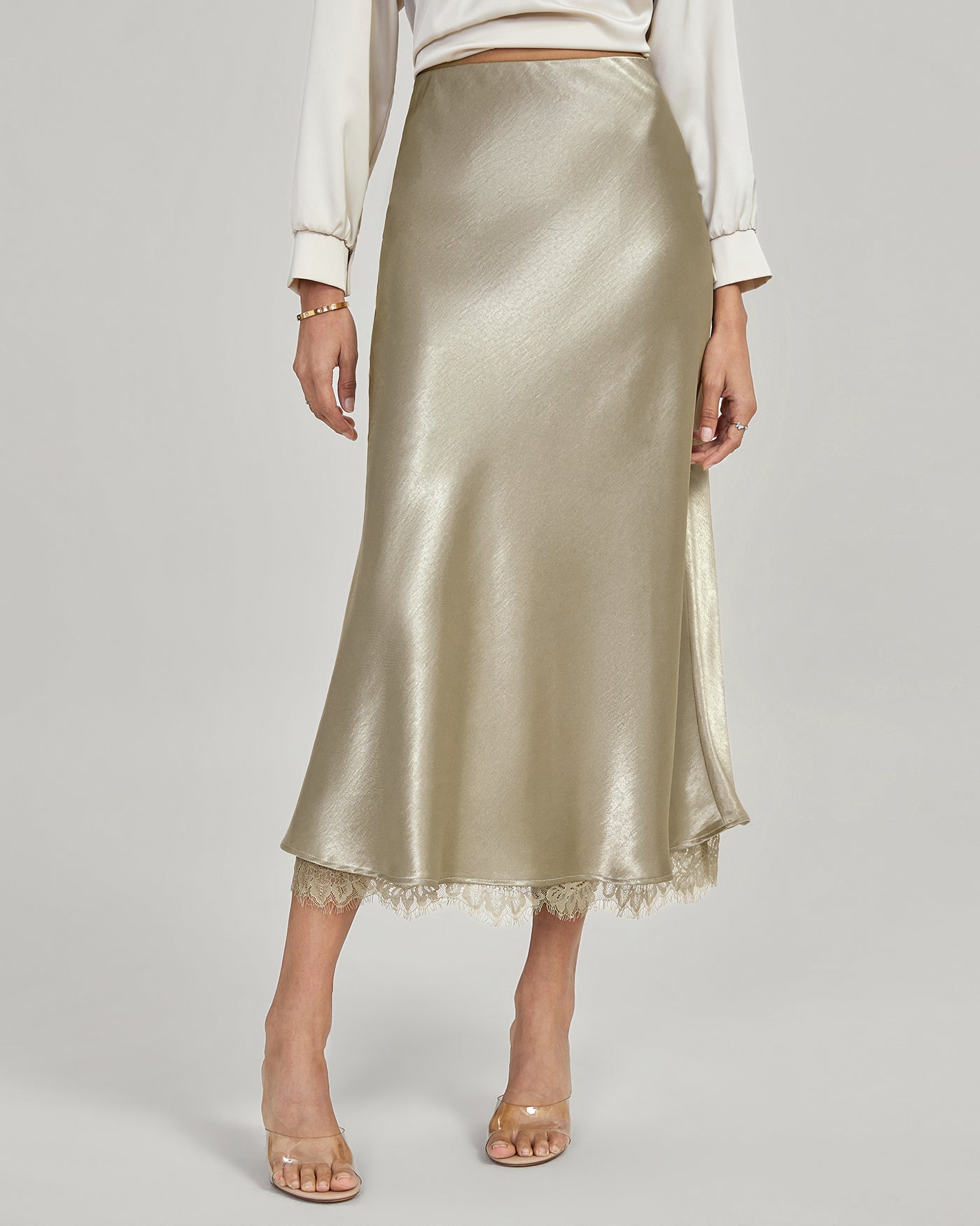 Lange Rok Dames A-Lijn Elastische Taille Comfortabel - StudioMarella