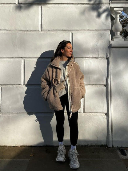 Alyssa | Dames Oversized Fleecejack – Zacht, Warm & Casual 5