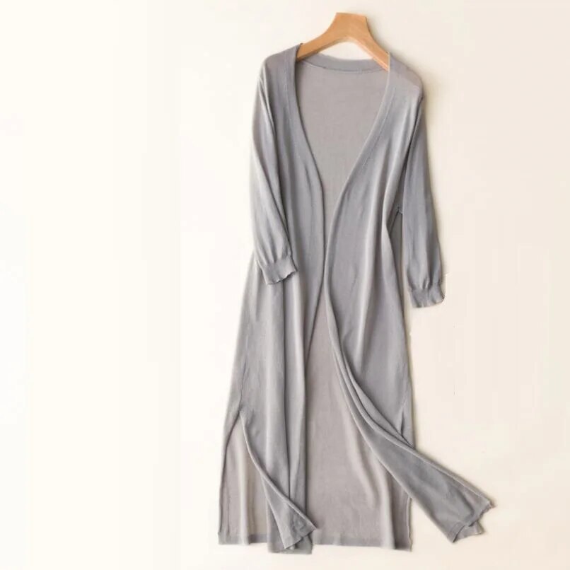Alyssa | Lang Gebreid Vest – Stijlvol, Comfortabel &amp; Perfect voor Koude Dagen 7