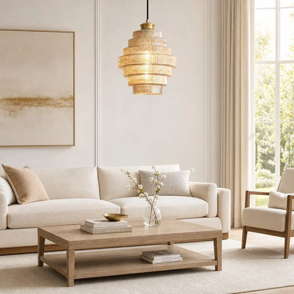 Glazen Hanglamp Gestreept Gekleurd Glas Flesmodel Scandinavische Verlichting voor Eetkamer Woonkamer Keukeneiland