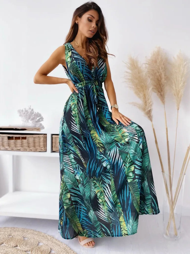 Zomerjurk Vrouwelijk Jetset Stijl Jurk