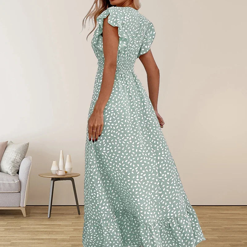 Vrouwelijke Zomerjurk Elegante Jurk voor Dames