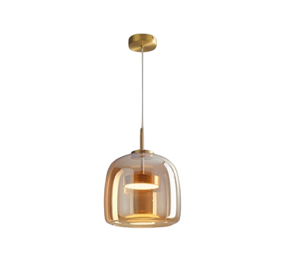 Hanglamp Rookglas Retro Trio Handgeblazen Dimbaar Verstelbaar Zwart