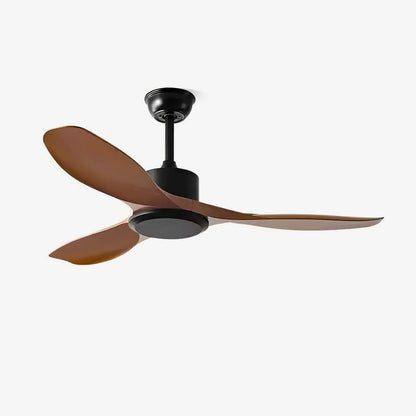 Minimalistische Plafondventilator Hout 106-132cm Met Afstandsbediening 5 Snelheden Omkeerbaar Koper Motor AC 110-240V
