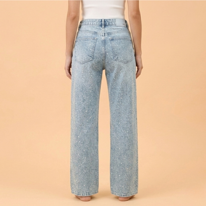 Amelia | Stijlvolle glitterjeansbroek 5
