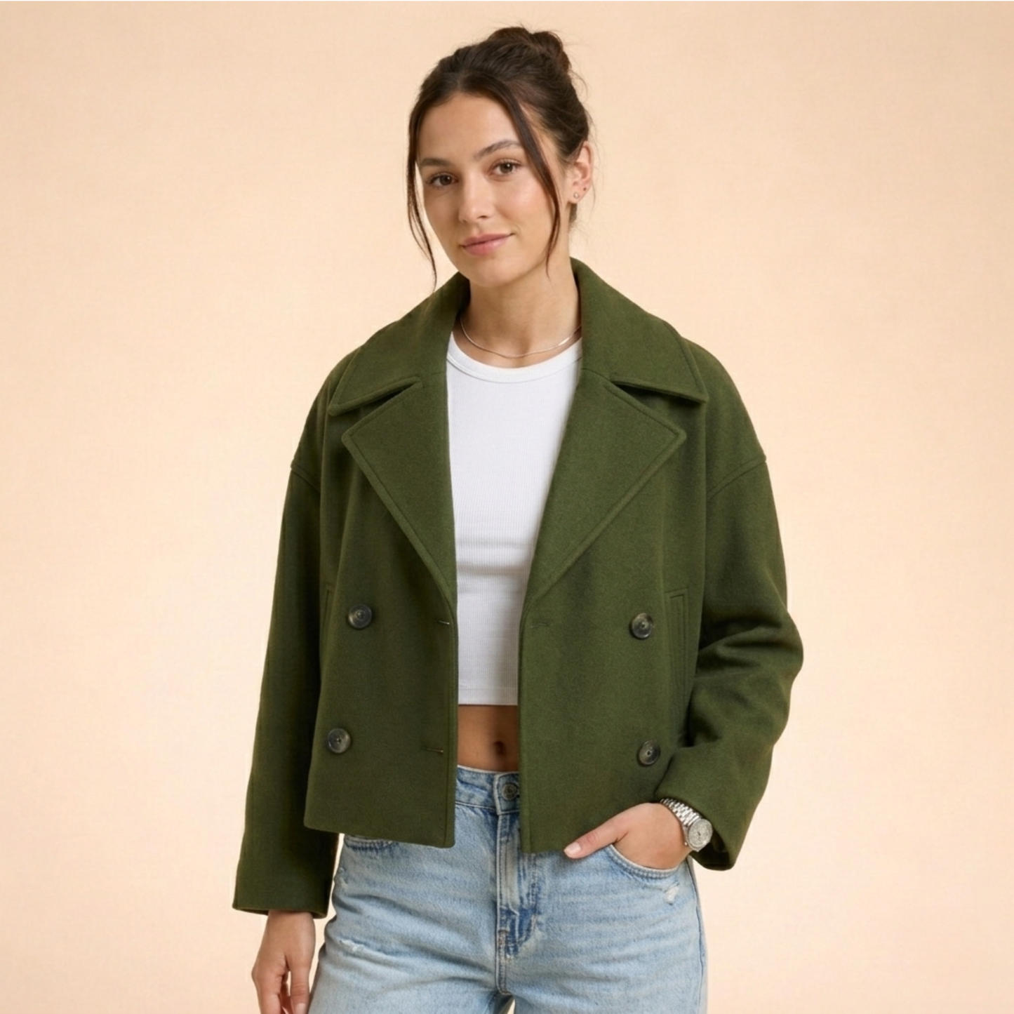 Amelie | Korte Winterjas Dames – Comfortabel, Elegant & Trendy 2