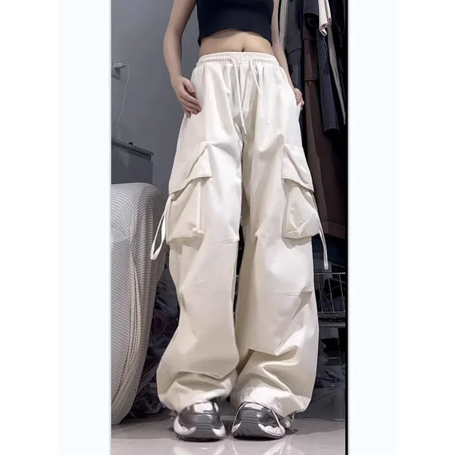 Hoge Taille Werkbroek Zomer Retro Stijl