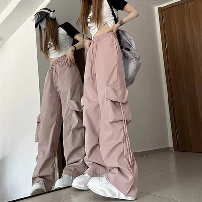 Hoge Taille Werkbroek Zomer Retro Stijl