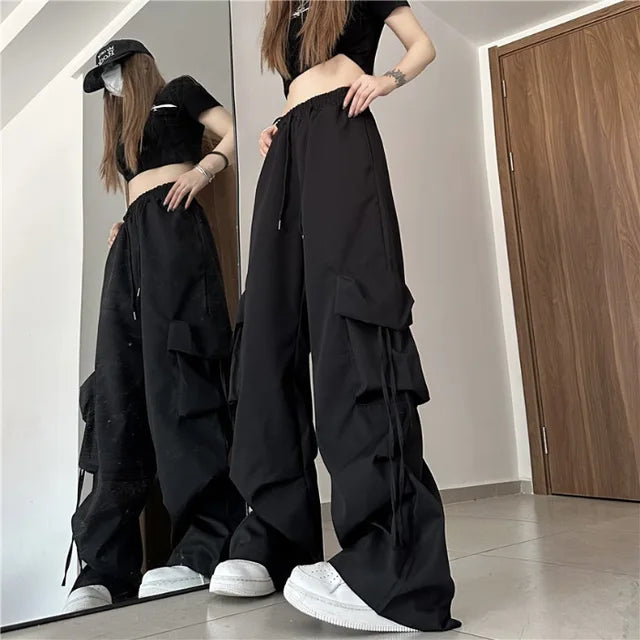Hoge Taille Werkbroek Zomer Retro Stijl - StudioMarella