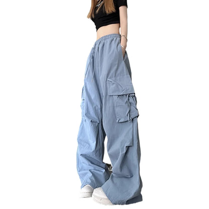 Hoge Taille Werkbroek Zomer Retro Stijl