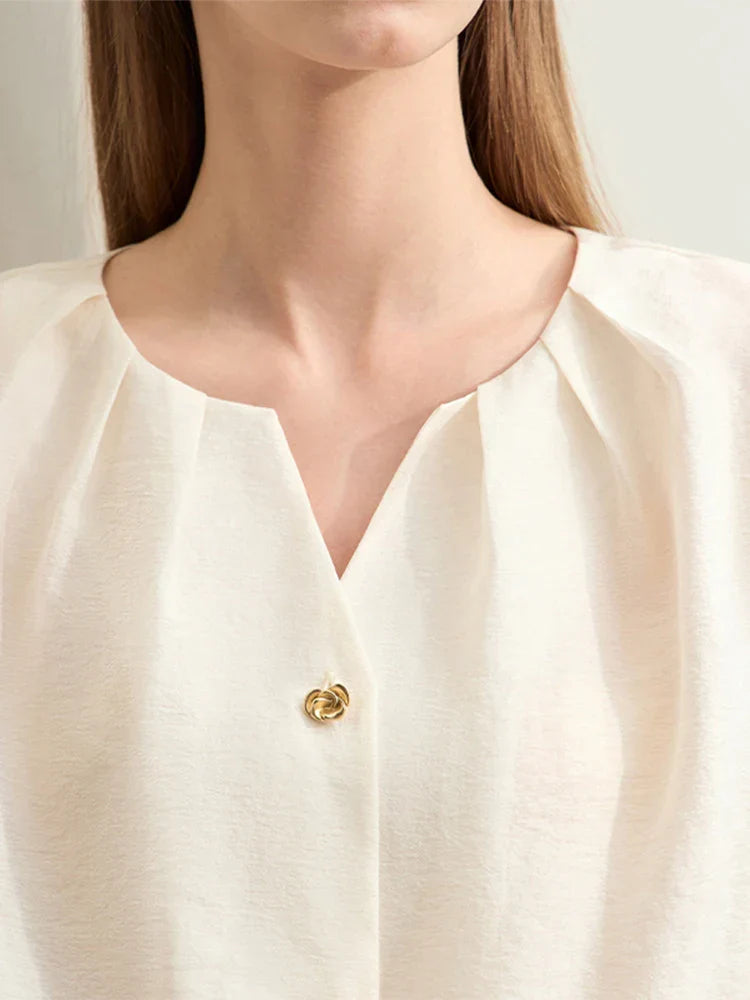 Zomer Blouse Elegante Lichte Jurk