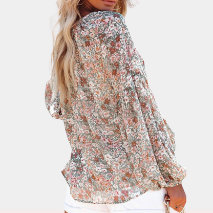 Dames Zomerblouse Bloemenprint Stijlvol