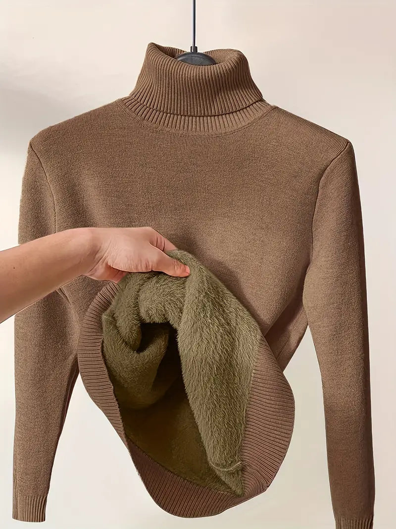 Dames Trui Warm met Zachte Voering - StudioMarella