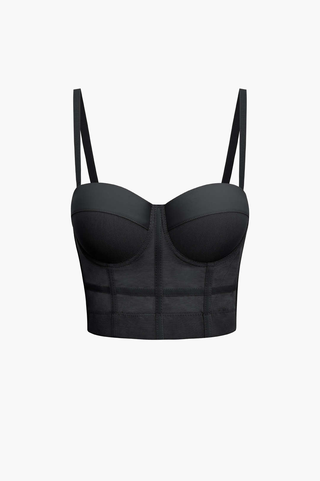 Mesh Bustier Top Luchtig Korset Voor Vrouw