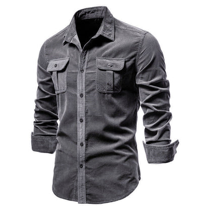 Overhemd Corduroy Slim Fit voor Mannen - StudioMarella