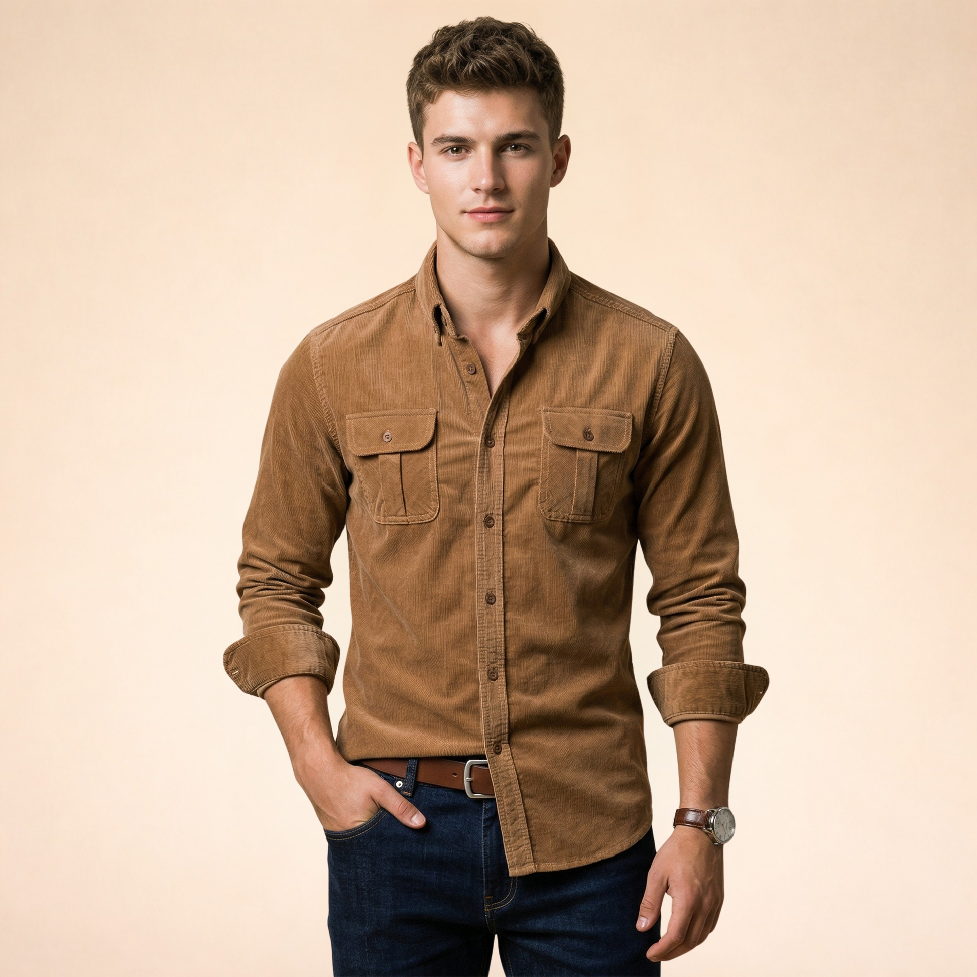 Andreas | Elegant en comfortabel slim-fit overhemd 1