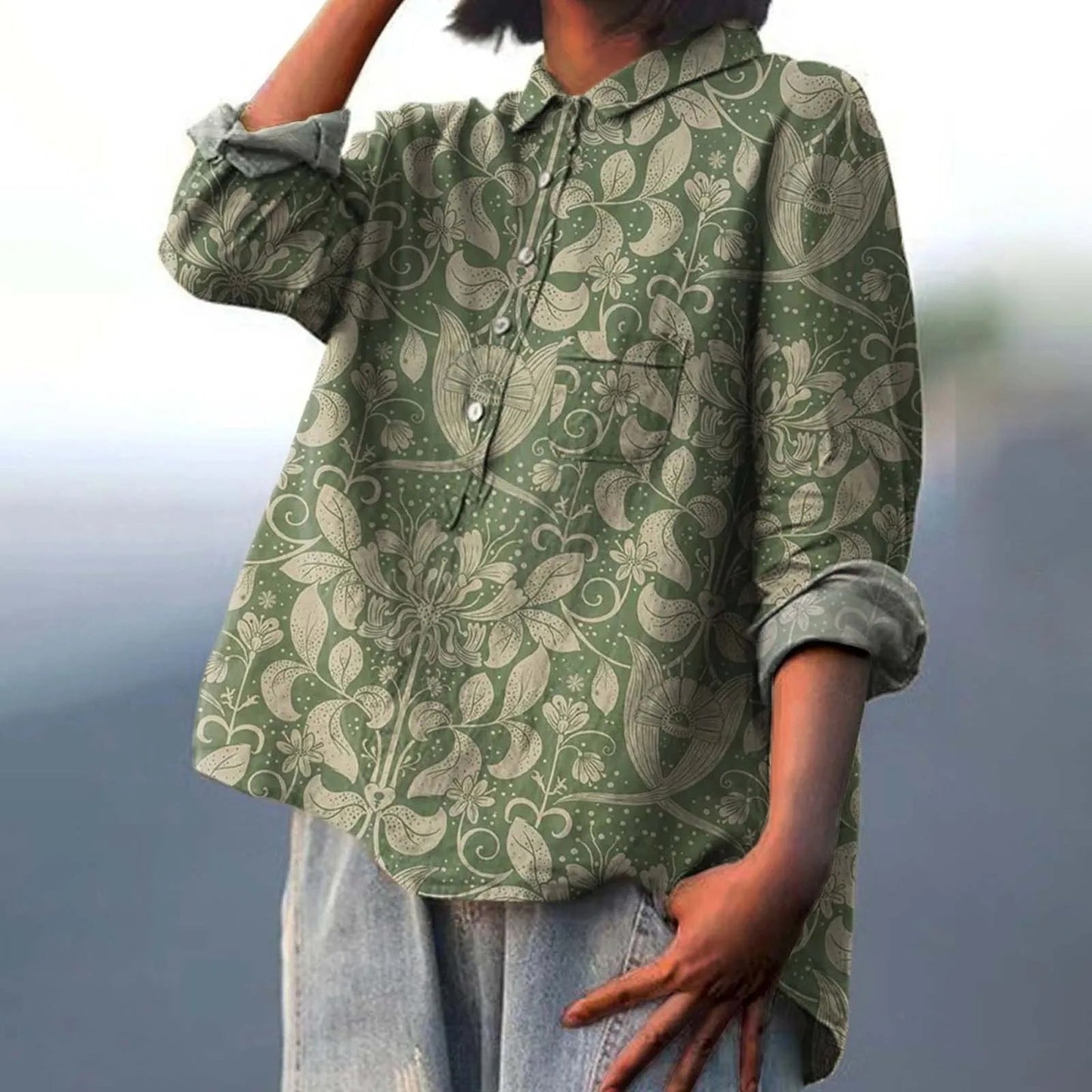 Angela | Oversized Dames Overhemd 1