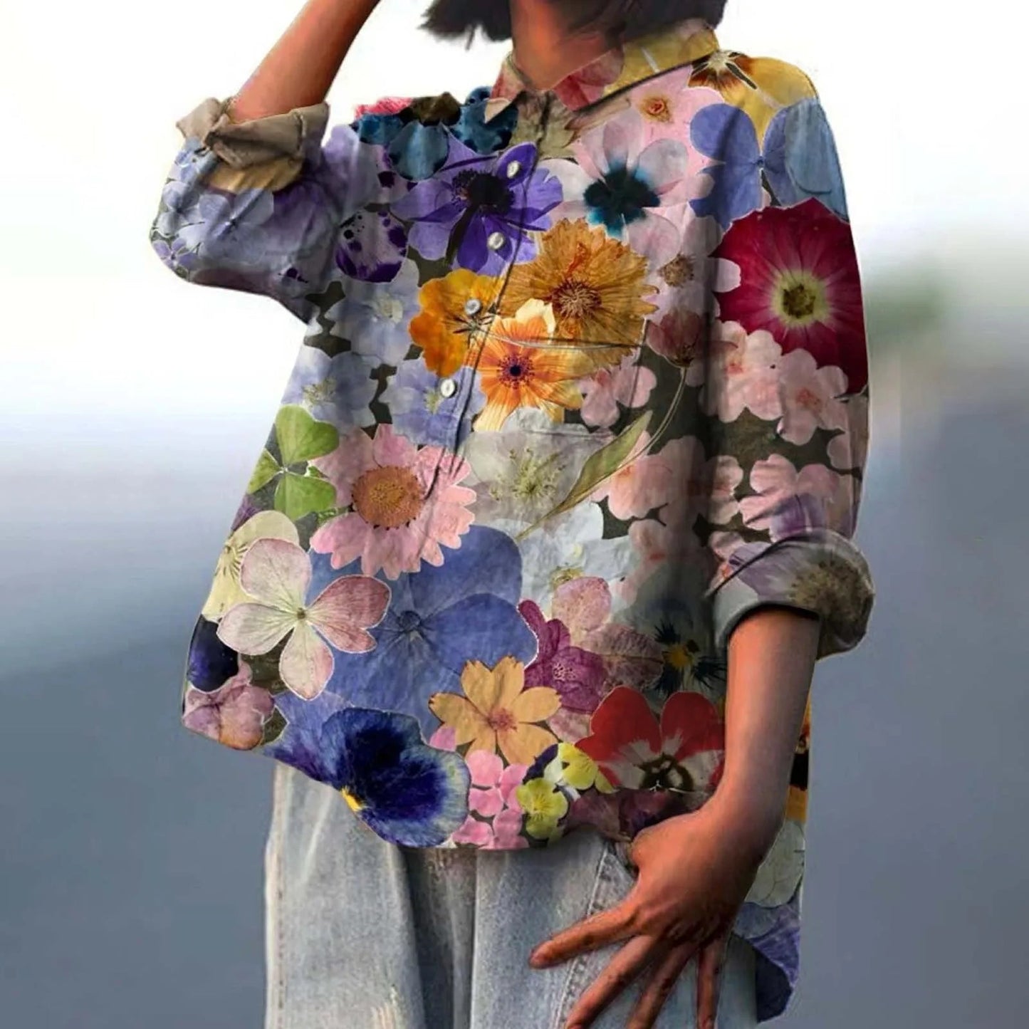Angela | Oversized Dames Overhemd 7