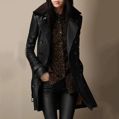 Lange Elegante Winterjas voor Vrouw